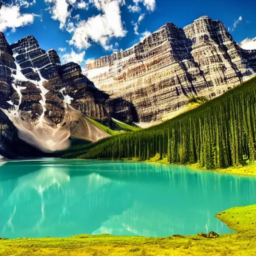 Image similar to Beautiful Alberta lake image UHD 4K