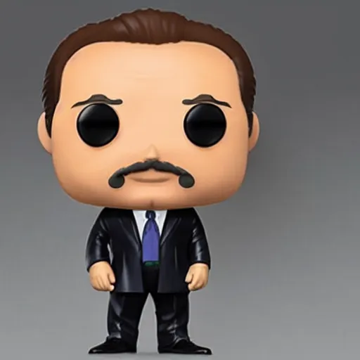 Image similar to a Funko Pop collectible of Silvio Berlusconi, no text