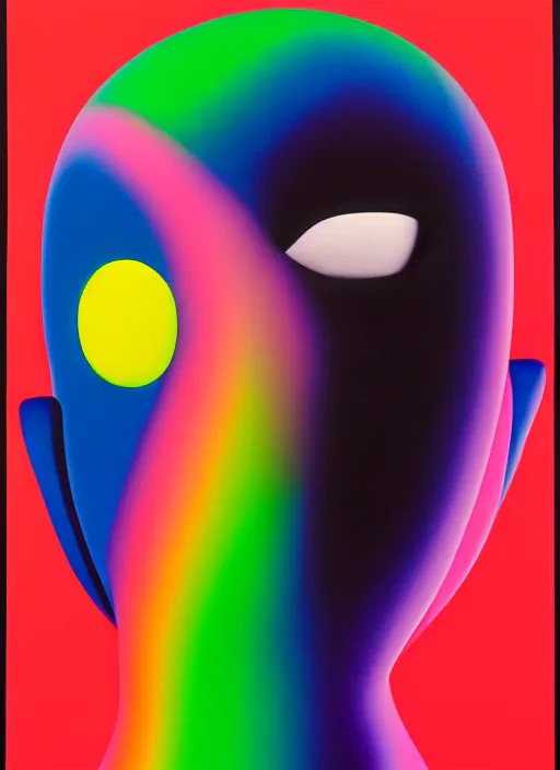 Image similar to person wearing a balaclava by shusei nagaoka, kaws, david rudnick, airbrush on canvas, pastell colours, cell shaded, 8 k