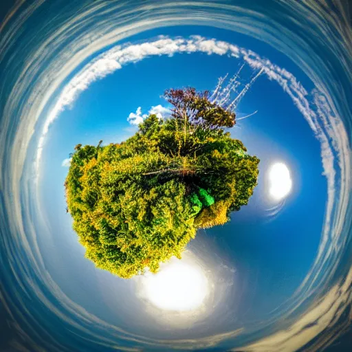 Image similar to tiny planet