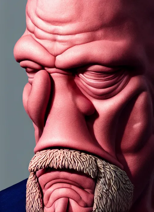 Prompt: photorealistic 3 0 0 0 ( dr. john a. zoidberg ), portrait photography feroflex photorealistic studio lighting ektachrome detailed intricate face details, ultradetails, beautiful face, realistic shaded perfect face, extremely fine details