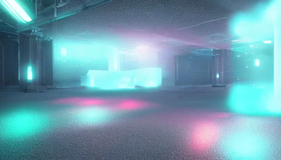 Image similar to glowing emissive particle simulation rendering, redshift, octane