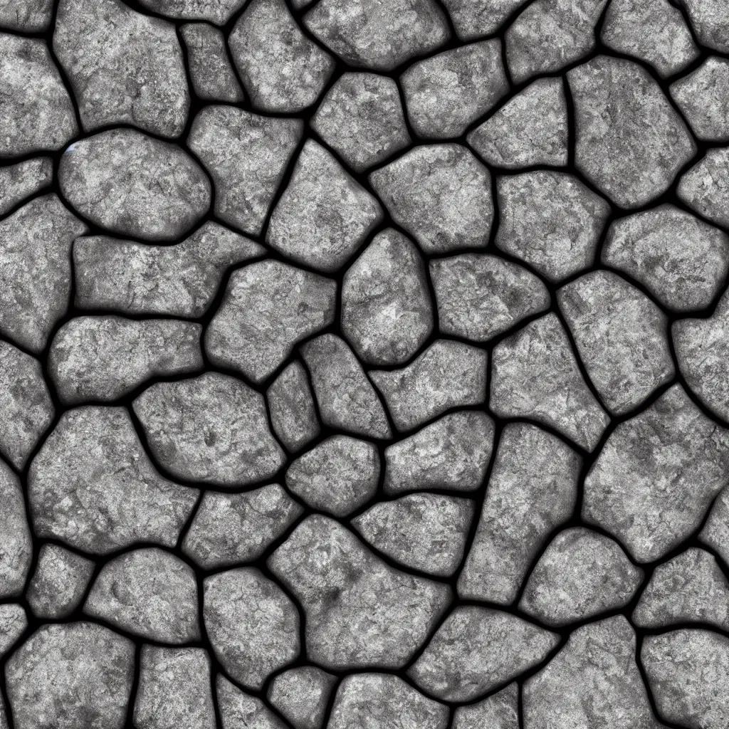 cobblestone rock texture material, high detail, high, Stable Diffusion