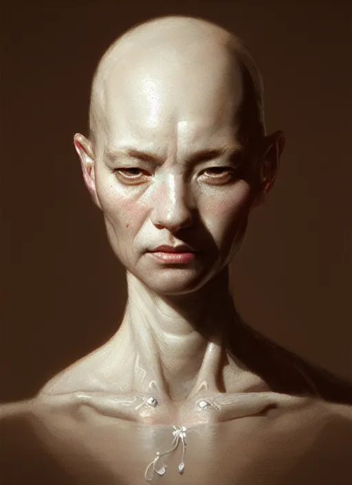 Prompt: portrait of an old porcelain aleeping head, ancient hyper realistic art, intricate, elegant, glowing lights, highly detailed, digital painting, artstation, concept art, smooth, sharp focus, art by wlop, mars ravelo and greg rutkowski