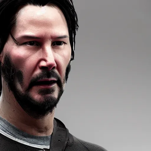 Prompt: keanu reeves cyborg highly detailed, 3d render, 8k, movie poster film called Hypercube , award winning