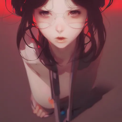 Image similar to end of reality by wlop, ilya kuvshinov, artgerm, krenz cushart, greg rutkowski, hiroaki samura, range murata, james jean, katsuhiro otomo, erik jones