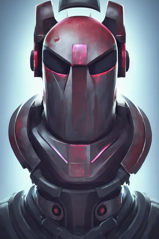 Image similar to epic mask helmet robot ninja portrait stylized as fornite style game design fanart by concept artist gervasio canda, behance hd by jesper ejsing, by rhads, makoto shinkai and lois van baarle, ilya kuvshinov, rossdraws global illumination radiating a glowing aura global illumination ray tracing hdr render in unreal engine 5