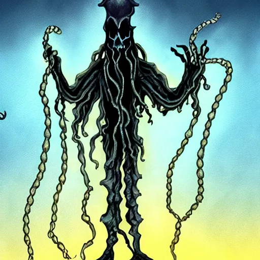 Image similar to lovecraftian soul reaper