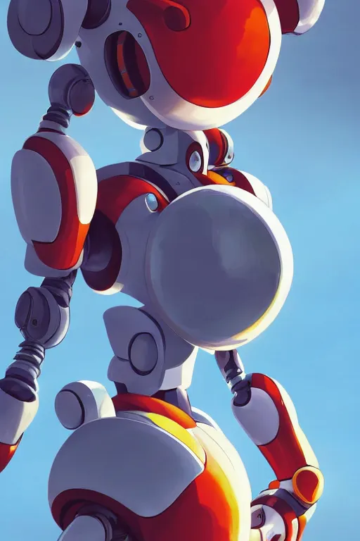 Image similar to metabots medabots medarotto medarot robot minimalist comics, behance hd by jesper ejsing, by rhads, makoto shinkai and lois van baarle, ilya kuvshinov, rossdraws global illumination ray tracing hdr radiating a glowing aura