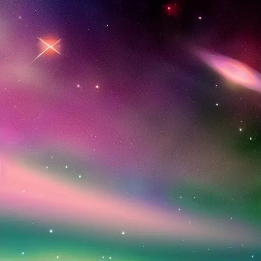 Prompt: Pastel color universe picture of stars and stuff Photorealistic 8k-n9