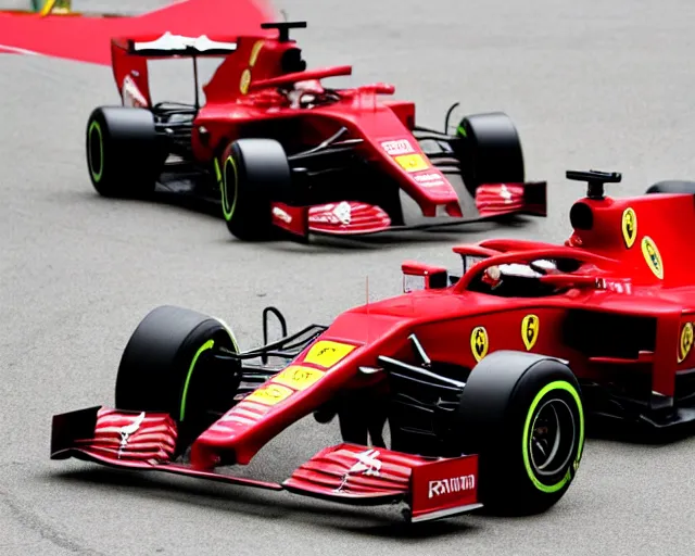 Image similar to live action photo of the 2 0 2 2 f 1 scuderia ferrari, 8 k, sports photography