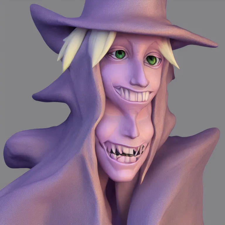 Prompt: taako, high quality 3 d render, zbrush, pastel colors, soft lighting, shallow depth of field