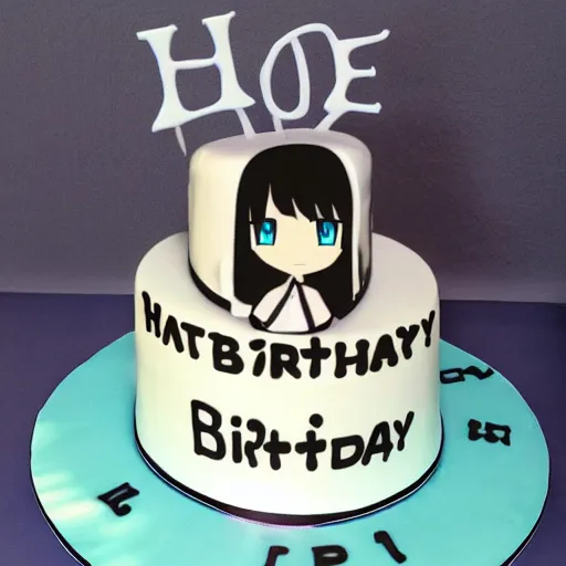 Image similar to birthday cake with text that says Watamote