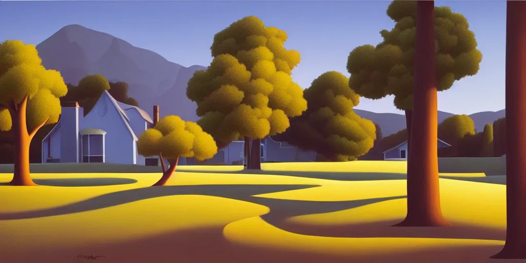 Image similar to dreaming, summer evening, kenton nelson