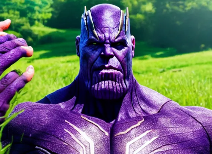 Thanos Touch Grass GIF - Thanos Touch Grass Thanos Meme - Discover & Share  GIFs