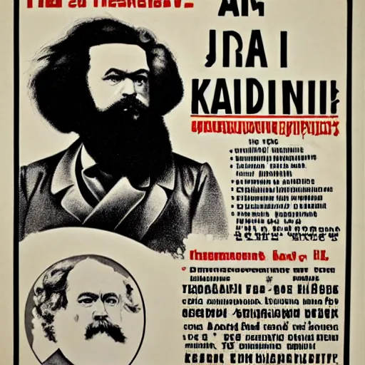 karl marx as a rapper, soviet propoganda poster | Stable Diffusion ...