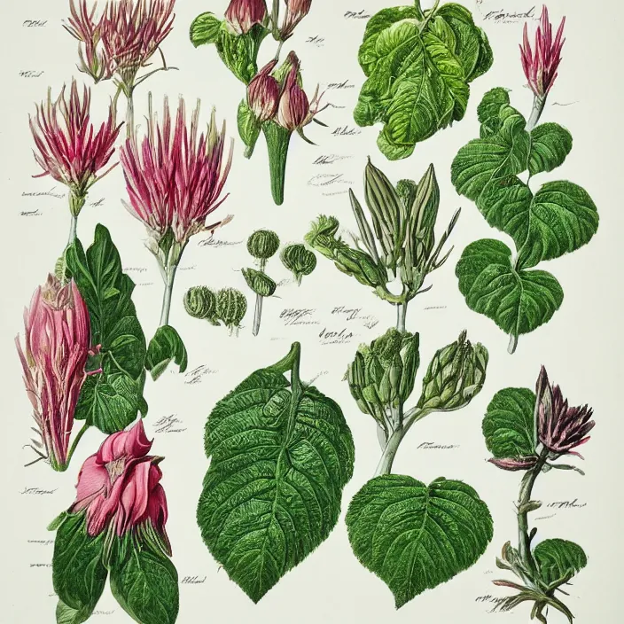 Image similar to botanical illustration