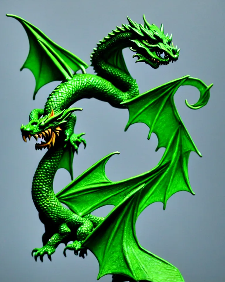 Image similar to a green dragon