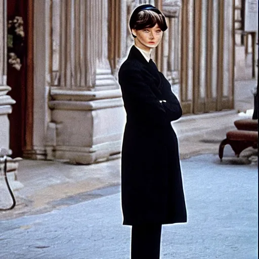 Image similar to tilda swinton as audrey hepburn, in my fair lady