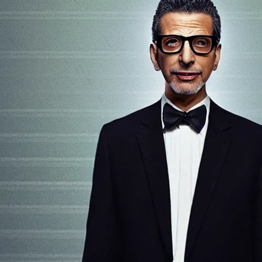 Image similar to “ mr robot starring jeff goldblum ”