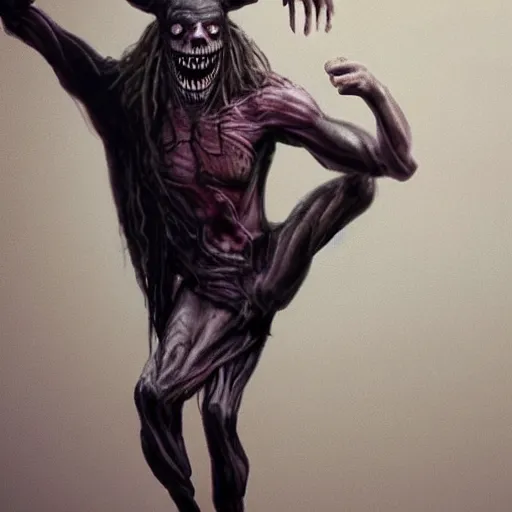 Image similar to a realistic photo of a sleep paralysis demon