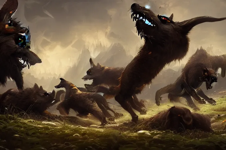 Attacked by Spectral Wolves, DUB