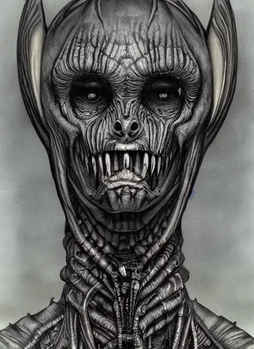 Prompt: surgeons of the dammed monsters n style h. r giger alien look, realistic