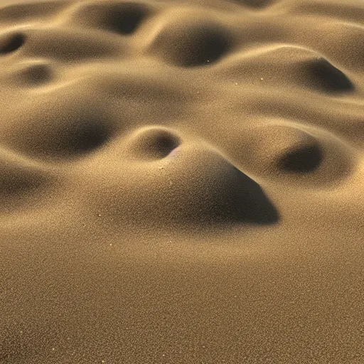 Prompt: a high quality PBR texture of sand