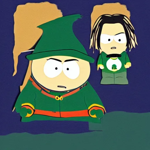 Image similar to southpark loki