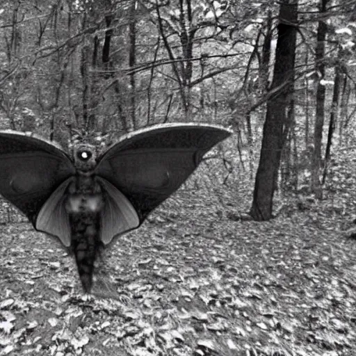 Image similar to mothman caught on trailcam
