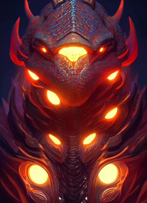 Image similar to portrait of apex legends dragon head, intricate, elegant, glowing lights, highly detailed, digital painting, artstation, glamor pose, concept art, smooth, sharp focus, illustration, art by artgerm and greg rutkowski, artey freytag