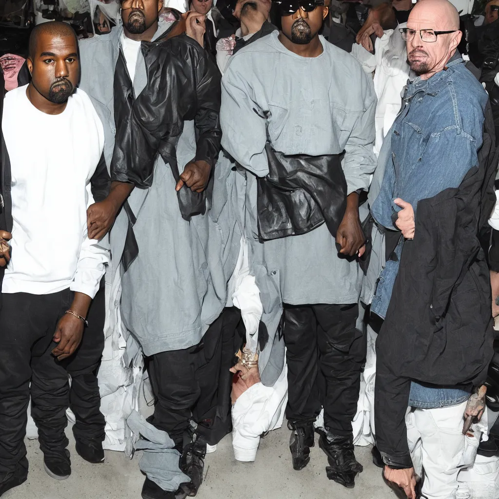 Image similar to kanye west and walter white