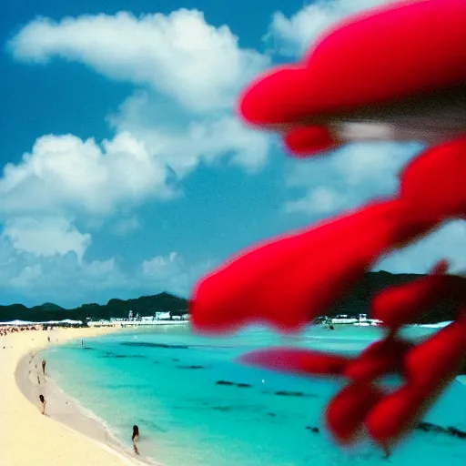 Prompt: Okinawa beach and sky by Hiroshi Nagai, sharp focus, 4k