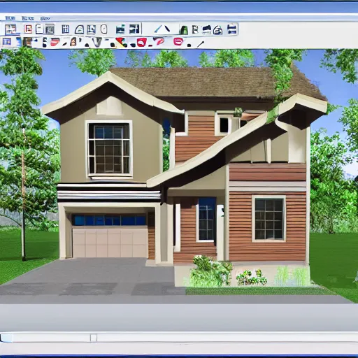 Image similar to cad blueprint home