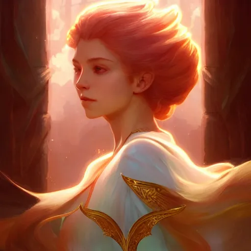 Image similar to aurora, child of light, highly detailed, digital painting, artstation, concept art, smooth, sharp focus, illustration, Unreal Engine 5, 8K, art by artgerm and greg rutkowski and alphonse mucha