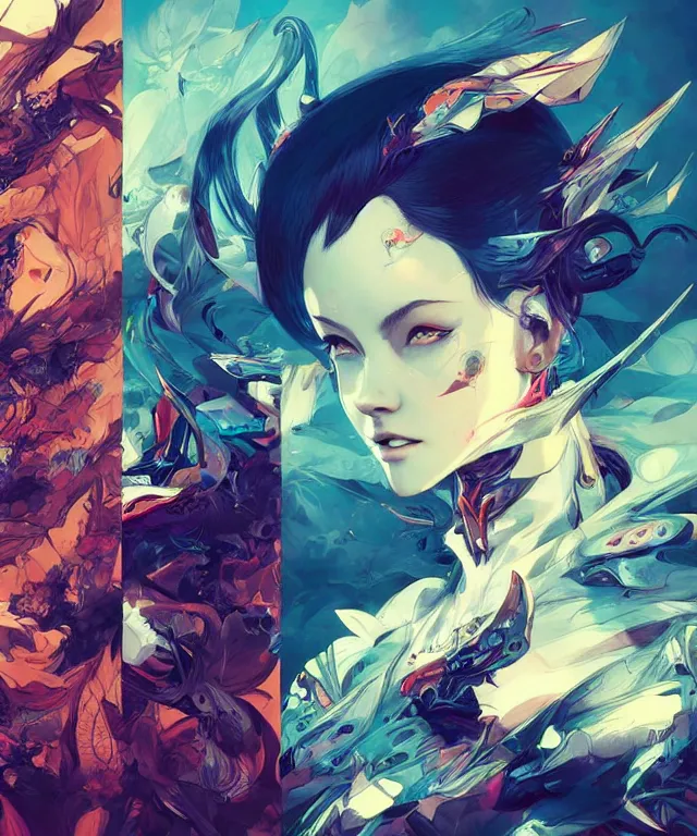 Image similar to dreams versus nightmares, by android jones and guweiz and ross tran and ilya kuvshinov, trending on artstation