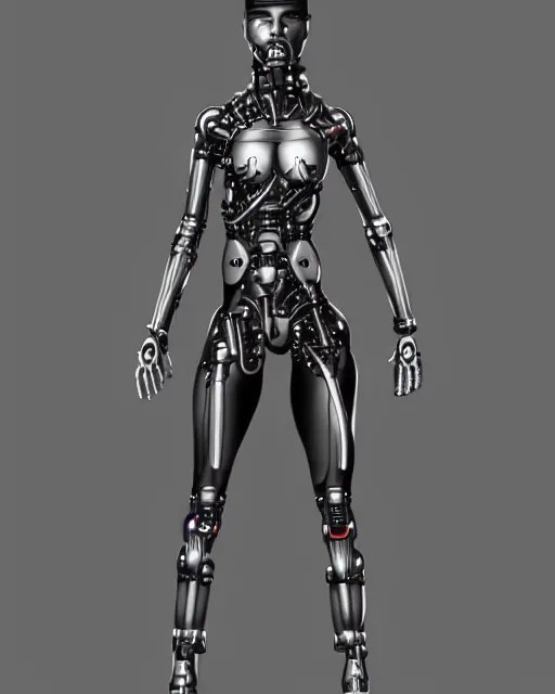 Image similar to woman with cybernetic extra arms, trending on artstation