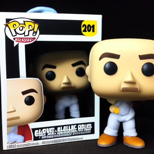 Prompt: a funko pop of glover from nintendo 64