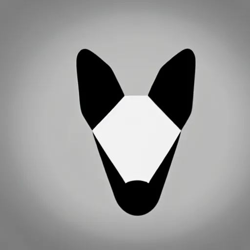 Image similar to an abstract, simplified icon depicting a fox's head, eyes open, white background, elegant, award-winning, clever, render, blender, 3d, high quality, app, ios