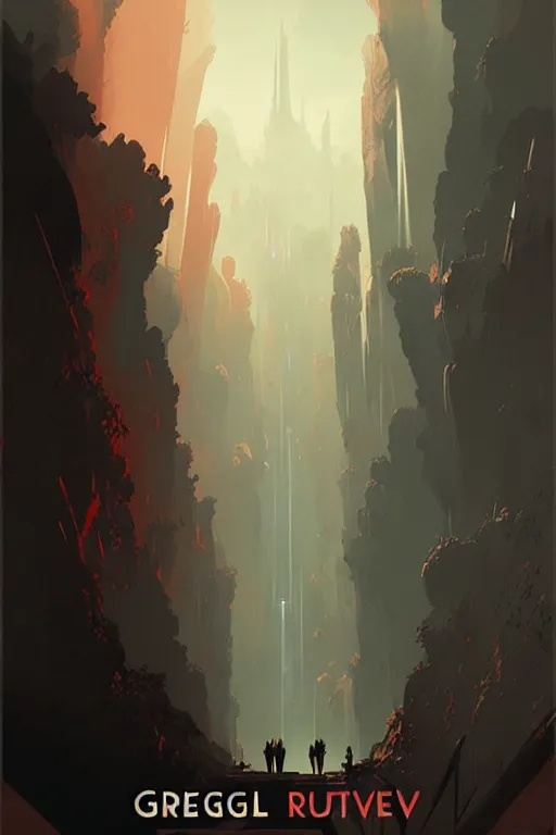 Image similar to greg rutkowski travel poster