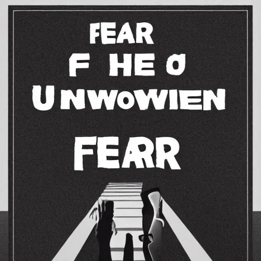 Image similar to fear of the unknown