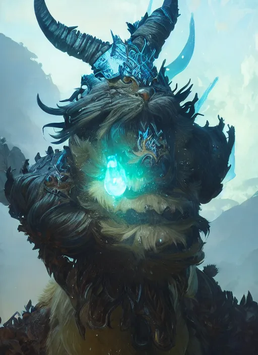 Image similar to highly detailed portrait of a charr from the game'guild wars 2 ', stephen bliss, unreal engine, fantasy art by greg rutkowski, loish, rhads, ferdinand knab, makoto shinkai and lois van baarle, ilya kuvshinov, rossdraws, tom bagshaw, alphonse mucha, global illumination, radiant light, detailed and intricate environment