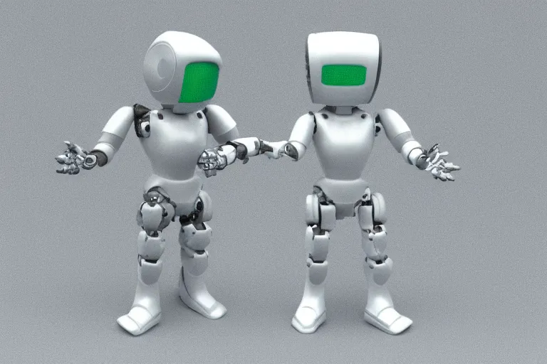Image similar to 3D character model of arcane robot hero robot in cleanroom