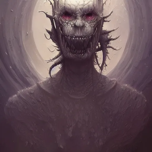 Image similar to dark art character by alexey egorov, trending on artstation