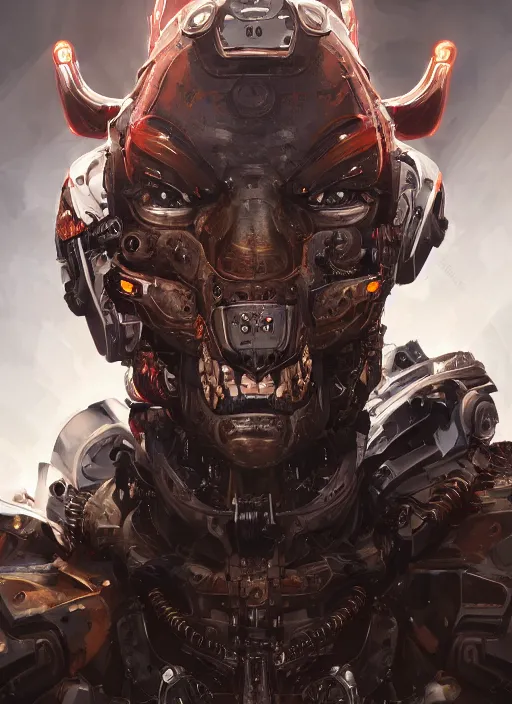 Image similar to high intricate portrait of a cyborg hellhound, maria panfilova, andrea savchenko, mike kime, ludovic plouffe, qi sheng luo, oliver cook, makoto shinkai, trending on artstation