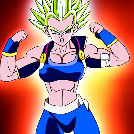 Image similar to female vegeta