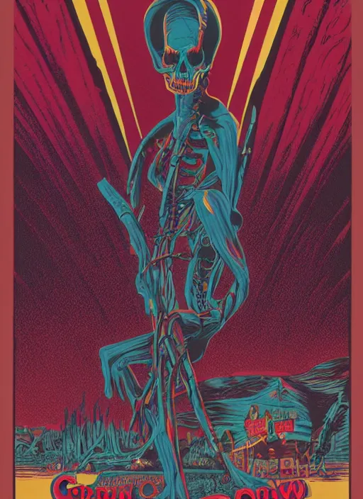 Prompt: Creepshow (1982) movie poster, Kilian Eng, detailed