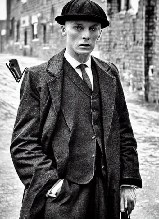 Image similar to Shelby Peaky Blinder In the Year 2020