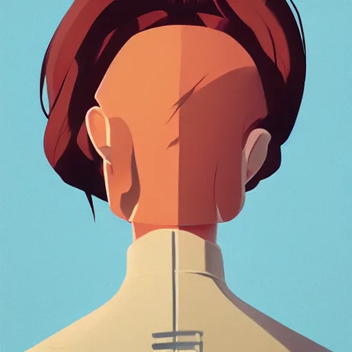 Image similar to face icon stylized minimalist full metal jacket 1 9 8 7, loftis, cory behance hd by jesper ejsing, by rhads, makoto shinkai and lois van baarle, ilya kuvshinov, rossdraws global illumination