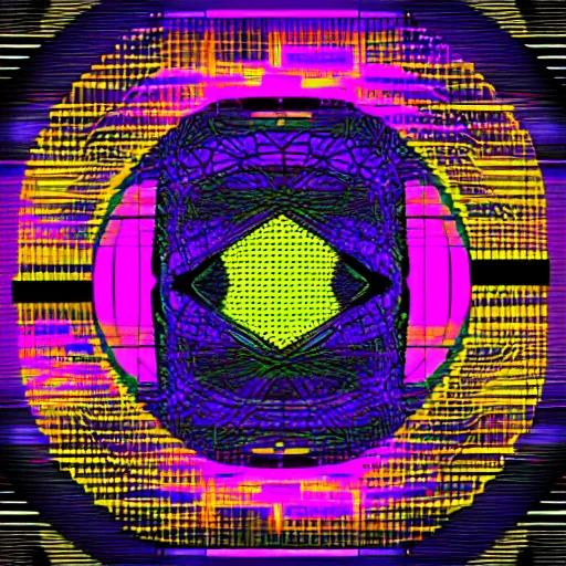 Image similar to glitchcore art, digital art